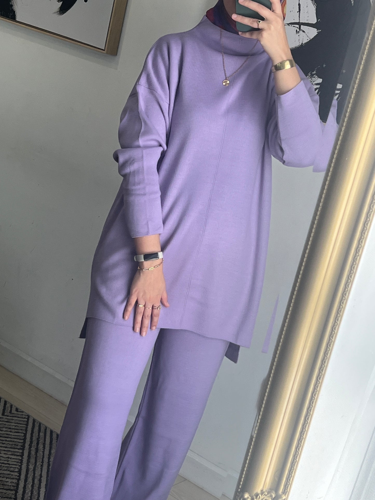 Ensemble lilas