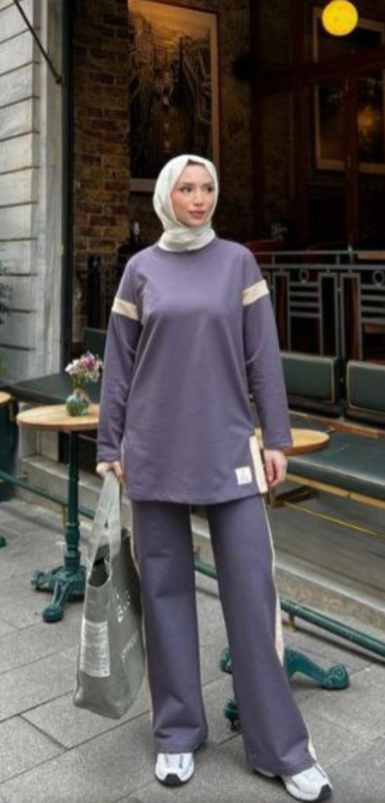 Survêtement Femme 2 Pièces – Lilas Doux