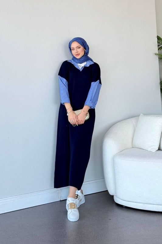 Tenue bleu marine