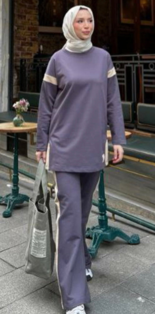 Survêtement Femme 2 Pièces – Lilas Doux